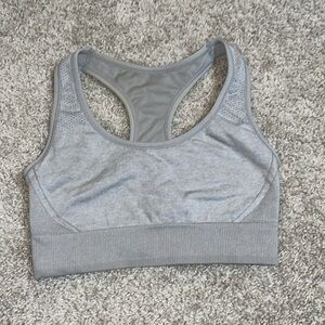 Gray Sports Bra